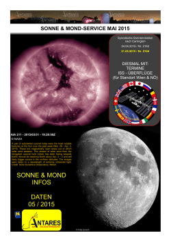 Sonne-Mond Informationen 05/2015 - teleskop-shop