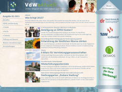 Drucken der Ausgabe 02-2015 - Ausgabe 05-2015