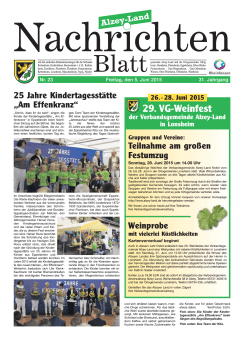 KW 2015-23 - Verbandsgemeinde Alzey-Land
