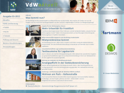 Drucken der aktuellen Ausgabe - Ausgabe 05-2015