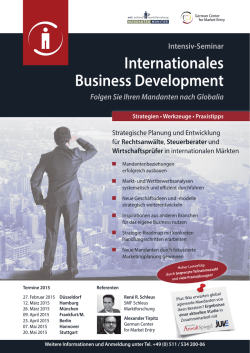 Internationales Business Development
