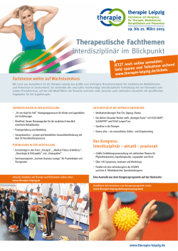Infoblatt Ergotherapie