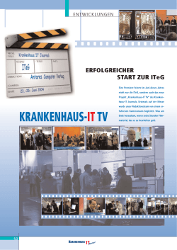 KRANKENHAUS-IT TV - Medizin-EDV
