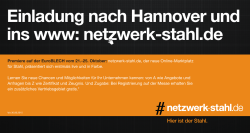 Einladung nach Hannover und ins www: netzwerk