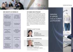 Rund um Schnitt und Passform