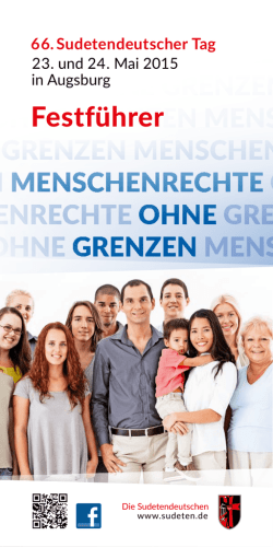 Festf&uuml;hrer jetzt online! - Sudetendeutsche Landsmannschaft