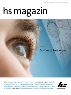 hs magazin 4/2014