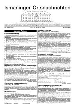 Ismaninger Ortsnachrichten