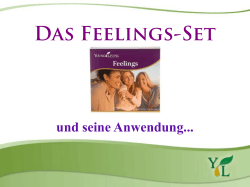 Das Feelings-Set - Young Living - Ätherische Öle therapeutischer