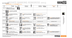 Programm - private banking kongress