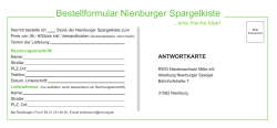 Bestellformular Nienburger Spargelkiste - rwg