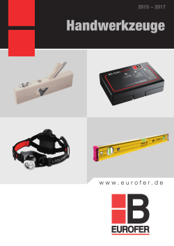 Handwerkzeuge - Klaus Baubeschl&auml;ge GmbH