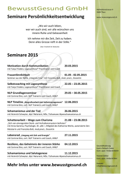 Persönlichkeitsentwicklung Flyer