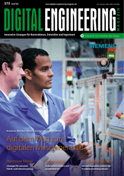 Auf dem Weg zum digitalen Maschinenbau