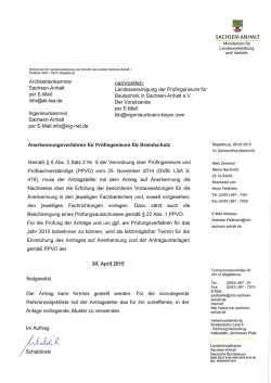 Information - Ministerium f&uuml;r Landesentwicklung und Verkehr