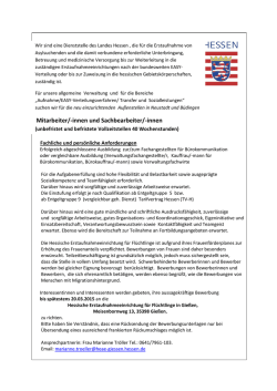 innen und Sachbearbeiter/-innen