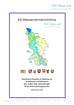 Anhänge - FGG Weser