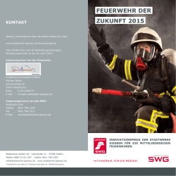 FEUERWEHR DER ZUKUNFt 2015