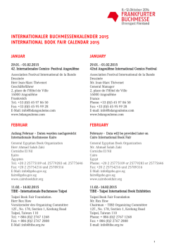 Internationale Buchmessen 2015