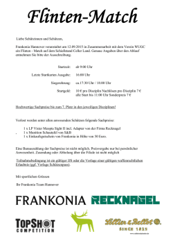 Ausschreibung