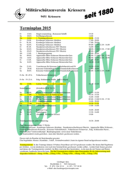 Jahresprogamm 2015 - Schiesssport Blatten