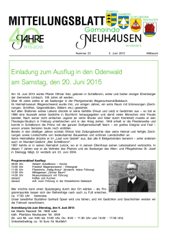 Mitteilungsblatt - Neuhausen Enzkreis