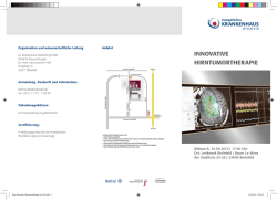 INNOVATIVE HIRNTUMORTHERAPIE