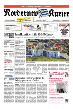 inselklinik erh&auml;lt 80 000 euro