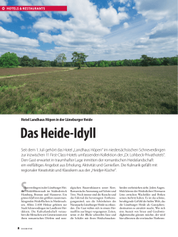 Das Heide-Idyll - savoir