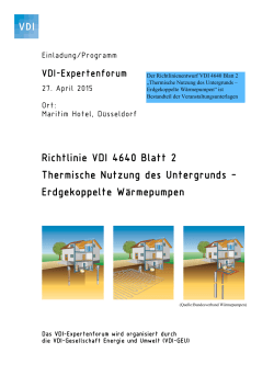 Programm VDI-Expertenforum