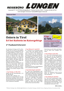 Ostern in Tirol - L Ü NGE N Kultur