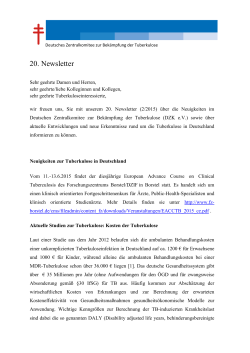Newsletter 20 final - Deutsche Gesellschaft für Pneumologie
