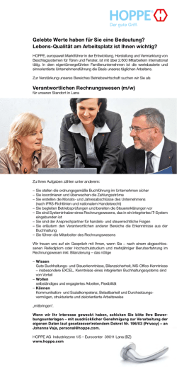Verantwortlichen Rechnungswese