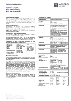 Technisches Merkblatt VERNIT EP C400 Epoxid