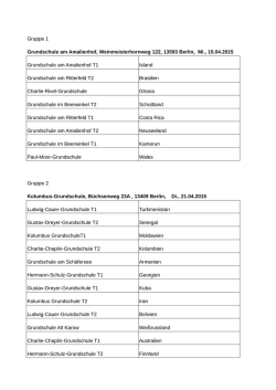 Gruppe 1 Grundschule am Amalienhof, Weinmeisterhornweg 122