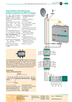 Druckversion laden. - Polytron Vertrieb GmbH