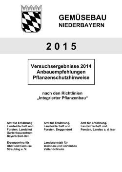 Gelbes Heft 2015 - Erzeugerring Obst und Gemüse Straubing e.V.
