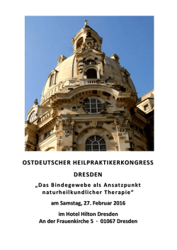 Dresden 2016 - Fachverband Deutscher Heilpraktiker e.V.