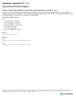 PDF AutoCAD LT 2016 Systemanforderungen (ca. 70 kb)