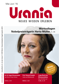 Wortcollagen Nobelpreisträgerin Herta Müller, S. 35 Kino