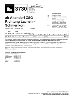 ab Altendorf ZSG Richtung Lachen – Schmerikon