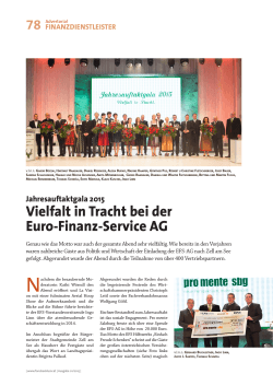 04/2015 - EFS Euro Finanz Service Vermittlungs AG