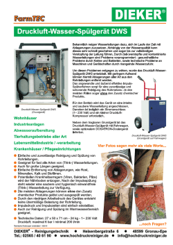 Druckluft-Wasser-Sp&uuml;lger&auml;t