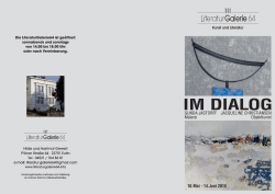 Im Dialog - LiteraturGalerie64