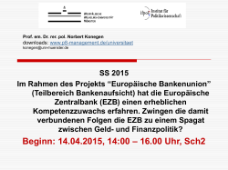 Einf&uuml;hrung (30.03.2015)