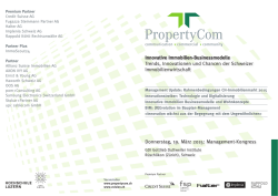 Innovative Immobilien-Businessmodelle