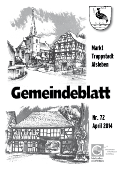 Gemeindeblatt April 2015