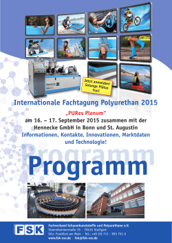 Internationale Fachtagung Polyurethan 2015