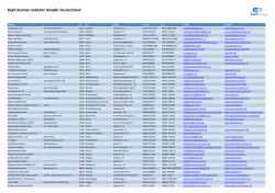 Verkaufs + Service Stützpunkte für Zubehör in