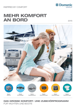 MEHR KOMFORT AN BORD 2015